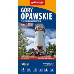 Góry Opawskie - mapa papierowa 2022